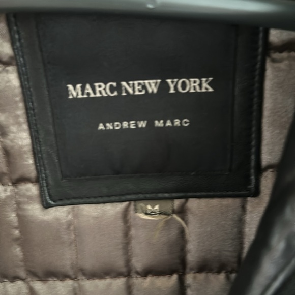 90s Vintage Andrew Marc lamb skin jacket. Size M - Picture 2 of 7